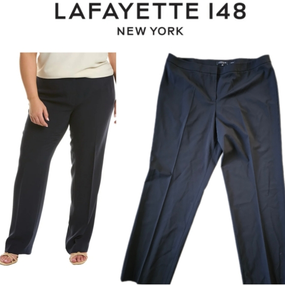 Lafayette 148 Ladies Black Slacks Sz 16 - Picture 1 of 9